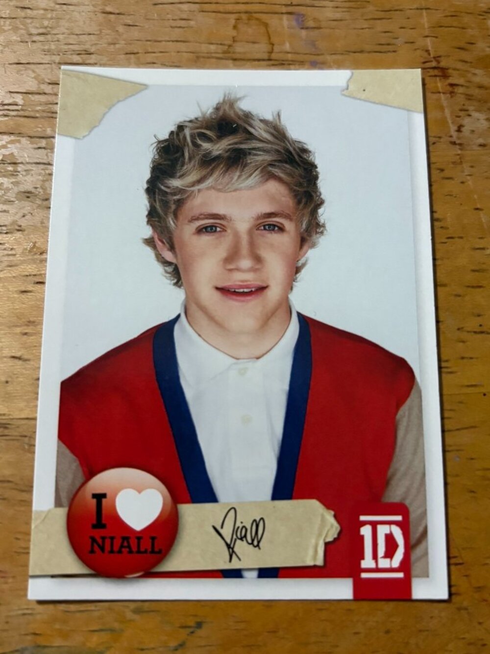 Official One Direction Trading Card Set Niall #55